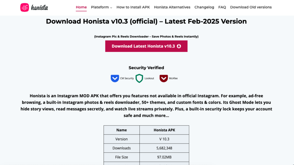 Honista APK Download